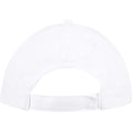 White - Side - SOLS Unisex Sunny 5 Panel Baseball Cap