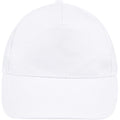 White - Lifestyle - SOLS Unisex Sunny 5 Panel Baseball Cap