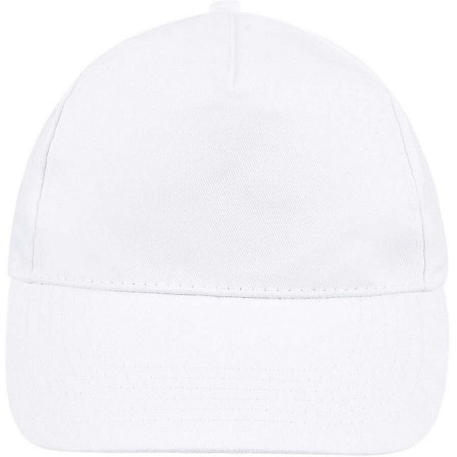 White - Lifestyle - SOLS Unisex Sunny 5 Panel Baseball Cap