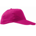 Fuchsia - Front - SOLS Unisex Sunny 5 Panel Baseball Cap