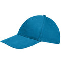 Aqua - Back - SOLS Unisex Sunny 5 Panel Baseball Cap