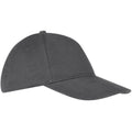 Dark Grey - Front - SOLS Unisex Sunny 5 Panel Baseball Cap