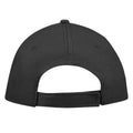 Black - Side - SOLS Unisex Sunny 5 Panel Baseball Cap