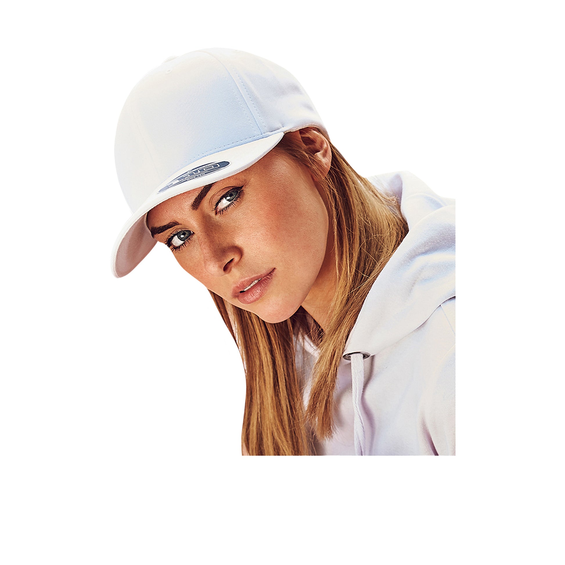 White - Lifestyle - Flexfit Unisex Cool and Dry Mini Pique Cap