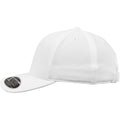 White - Front - Flexfit Unisex Cool and Dry Mini Pique Cap