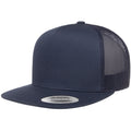 Navy - Front - Flexfit Unisex Classic Trucker Cap