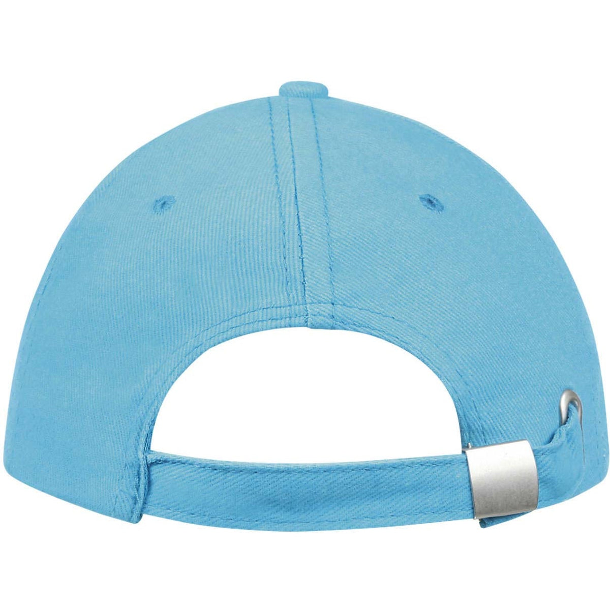 Turquoise-White - Back - SOLS Unisex Buffalo 6 Panel Baseball Cap