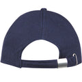 French Navy-White - Side - SOLS Unisex Buffalo 6 Panel Baseball Cap