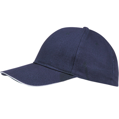French Navy-White - Lifestyle - SOLS Unisex Buffalo 6 Panel Baseball Cap