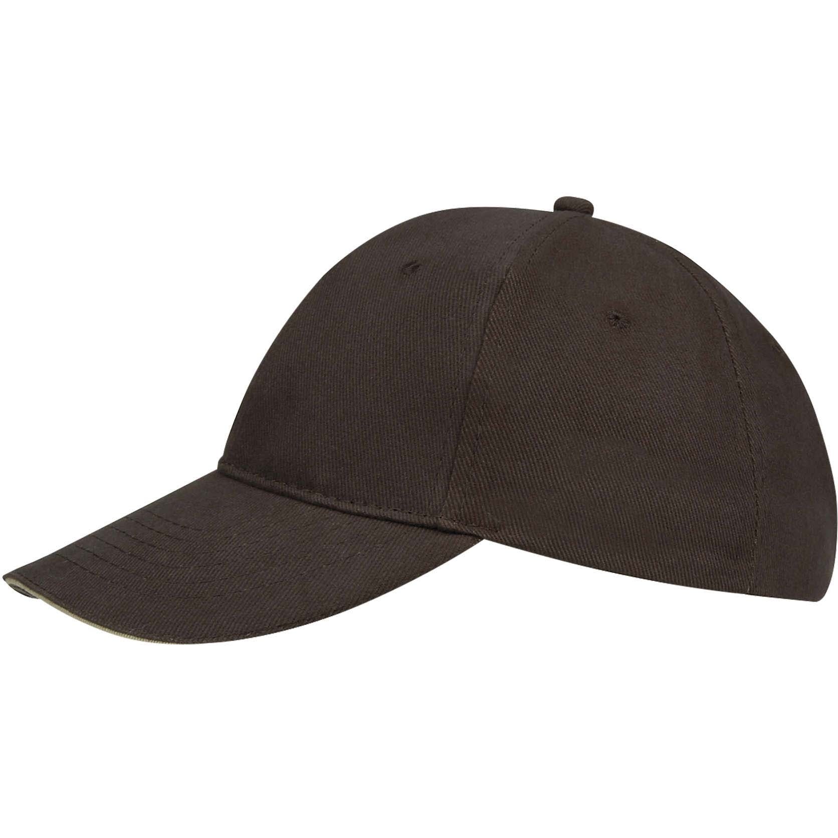 Chocolate-Beige - Side - SOLS Unisex Buffalo 6 Panel Baseball Cap