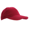 Red - Front - SOLS Unisex Buffalo 6 Panel Baseball Cap