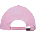 Flash Pink-White - Back - SOLS Unisex Buffalo 6 Panel Baseball Cap