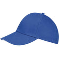 Royal Blue-White - Side - SOLS Unisex Buffalo 6 Panel Baseball Cap