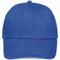 Royal Blue-White - Lifestyle - SOLS Unisex Buffalo 6 Panel Baseball Cap