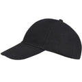 Black - Lifestyle - SOLS Unisex Buffalo 6 Panel Baseball Cap