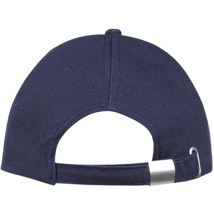 French Navy-Neon Orange - Back - SOLS Unisex Buffalo 6 Panel Baseball Cap
