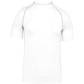 White - Front - Proact Childrens-Kids Surf T-Shirt