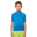 Aqua - Back - Proact Childrens-Kids Surf T-Shirt