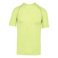 Fluorescent Yellow - Front - Proact Childrens-Kids Surf T-Shirt