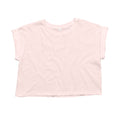 Soft Pink - Front - Mantis Womens-Ladies Organic Cropped T-Shirt