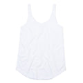 White - Front - Mantis Womens-Ladies Loose Fit Vest