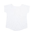 White - Front - Mantis Womens-Ladies Loose Fit T-Shirt