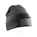 Grey - Front - Result Adults Unisex Double Knit Thinsulate Printers Beanie