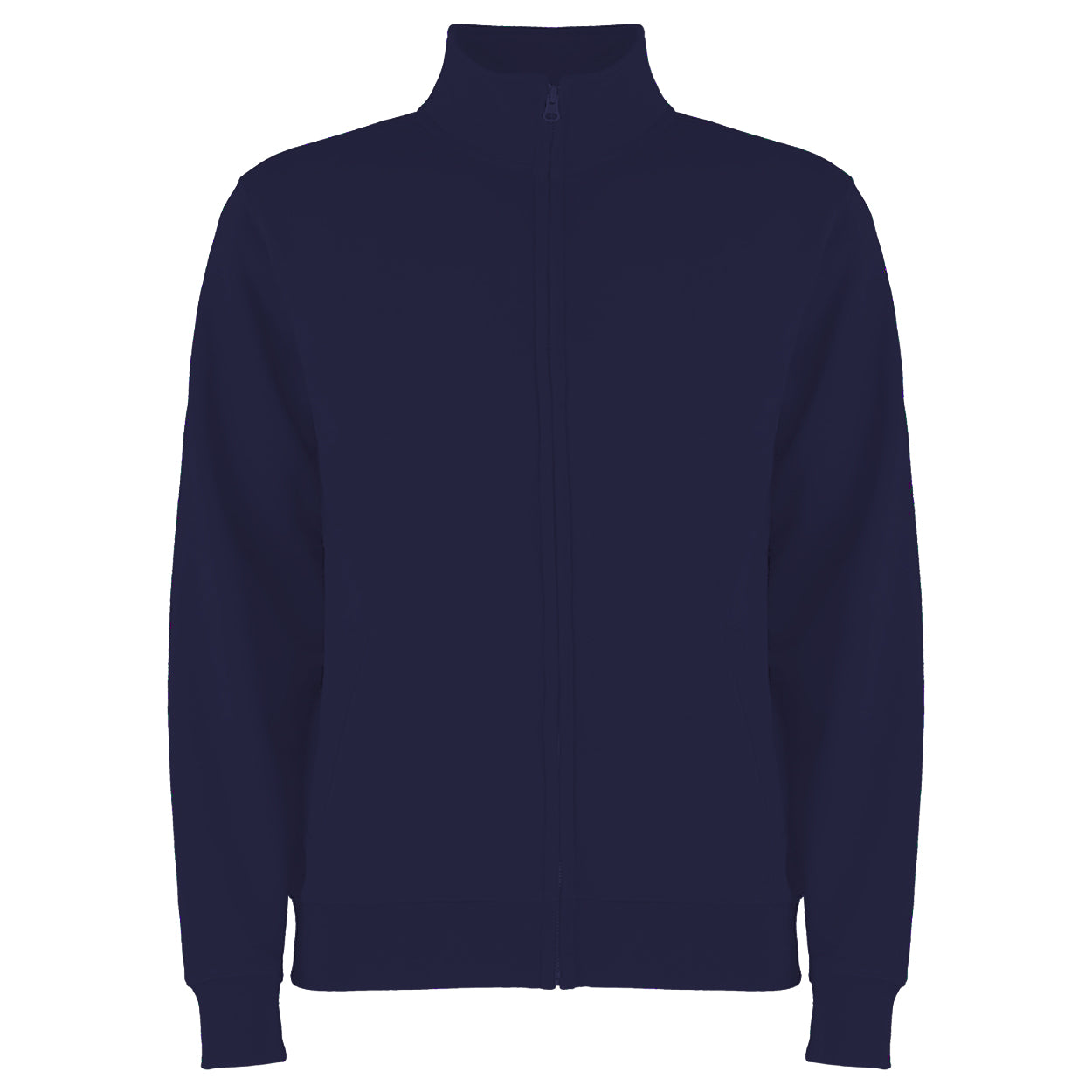 Navy - Front - Kustom Adults Unisex Kit Sweat Jacket