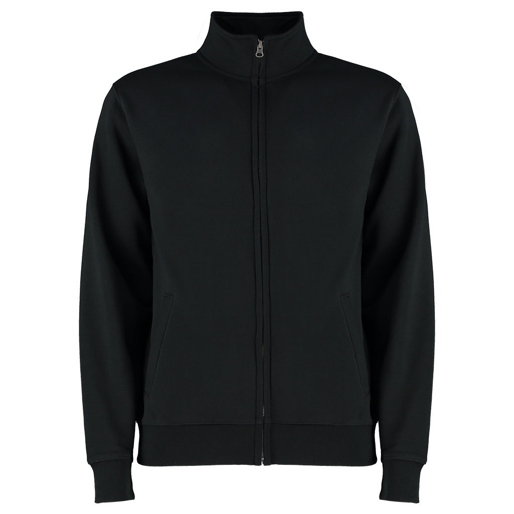 Black - Front - Kustom Adults Unisex Kit Sweat Jacket