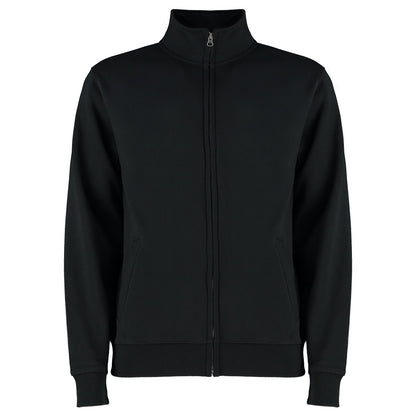 Black - Front - Kustom Adults Unisex Kit Sweat Jacket