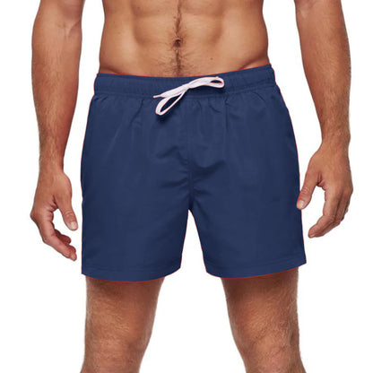 Sporty Navy - Side - Proact Adults Unisex Swimming Shorts