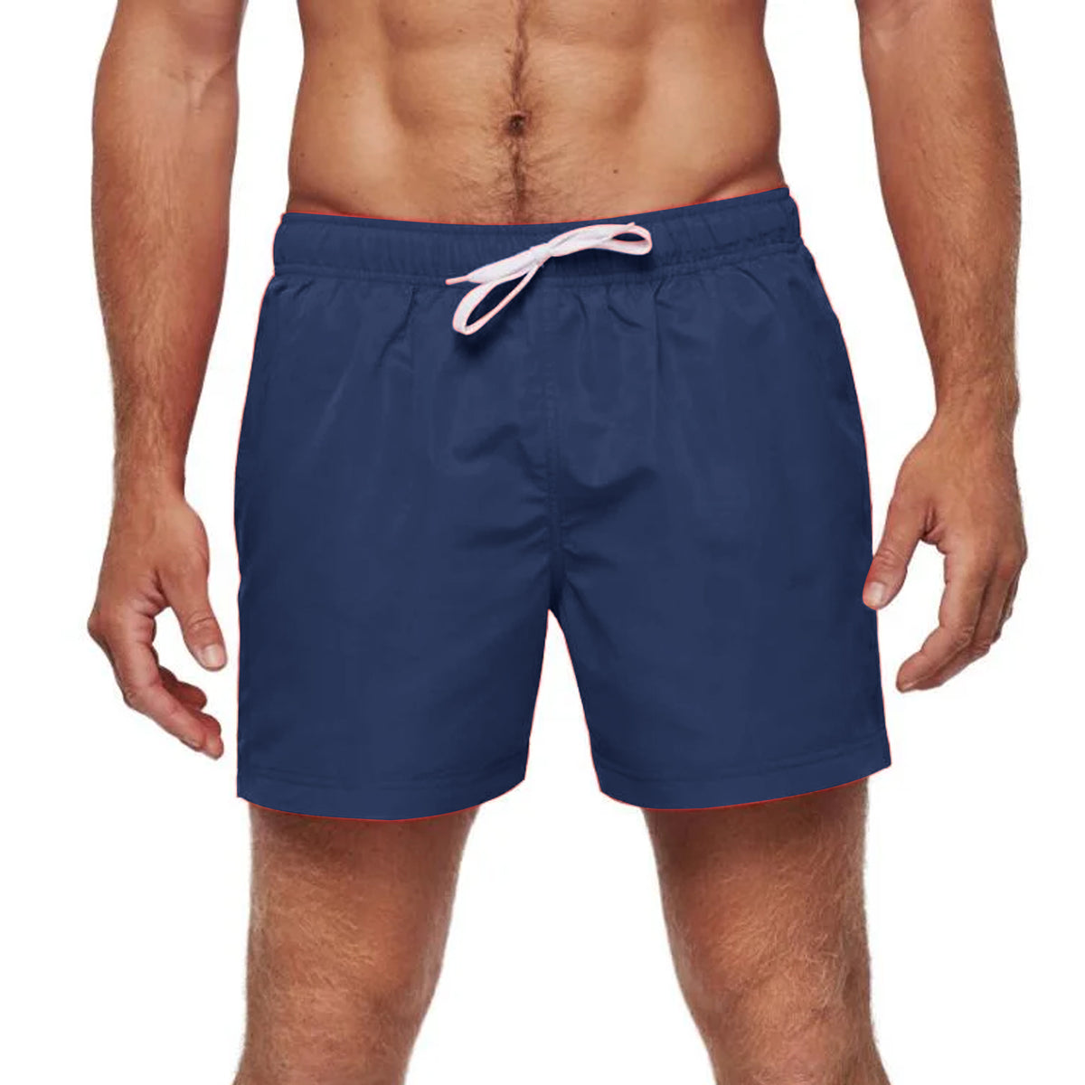 Sporty Navy - Side - Proact Adults Unisex Swimming Shorts