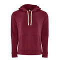 Maroon - Front - Next Level Adults Unisex Fleece Pullover Hoodie