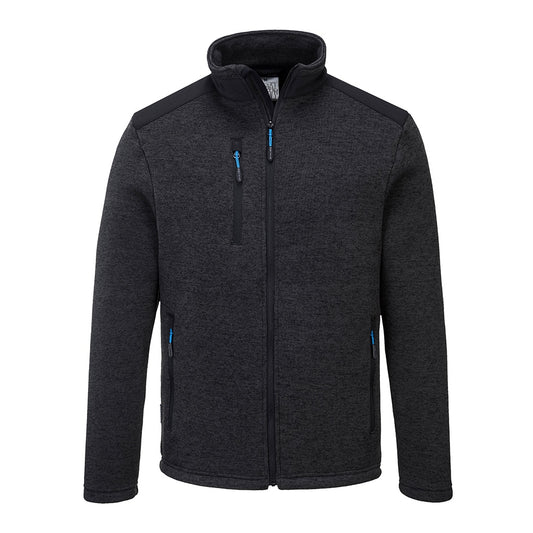Grey Marl - Front - Portwest Adults Unisex KX3 Performance Fleece Jacket