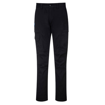 Black - Front - Portwest Adults Unisex KX3 Cargo Trousers