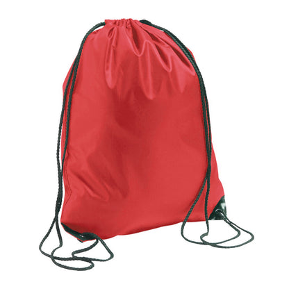 Red - Front - SOLS Urban Gymsac Drawstring Bag