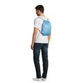 Sky Blue - Back - SOLS Urban Gymsac Drawstring Bag