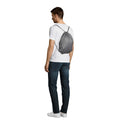 Graphite - Back - SOLS Urban Gymsac Drawstring Bag