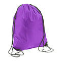 Purple - Front - SOLS Urban Gymsac Drawstring Bag