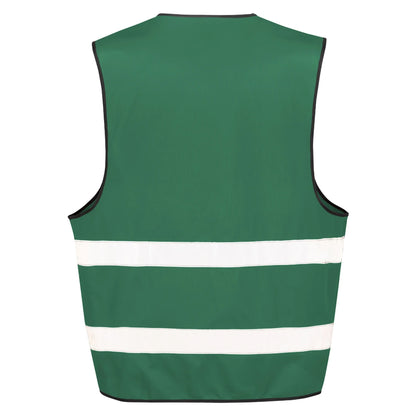 Paramedic Green - Back - Result Adults Unisex Core Enhanced Vis Vest