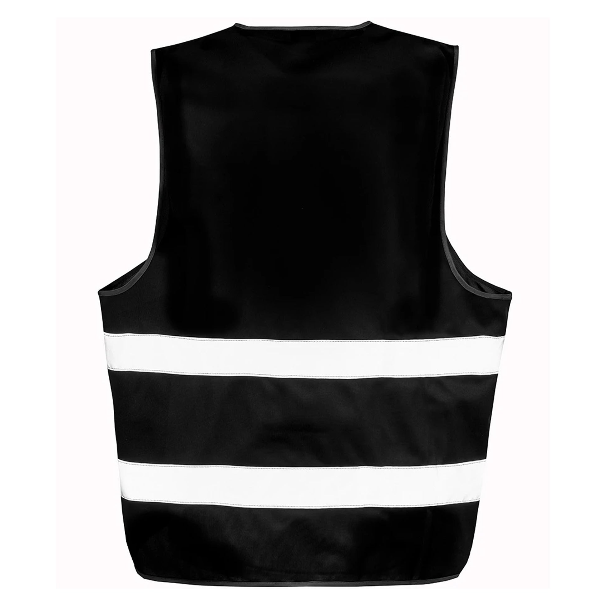 Black - Back - Result Adults Unisex Core Enhanced Vis Vest
