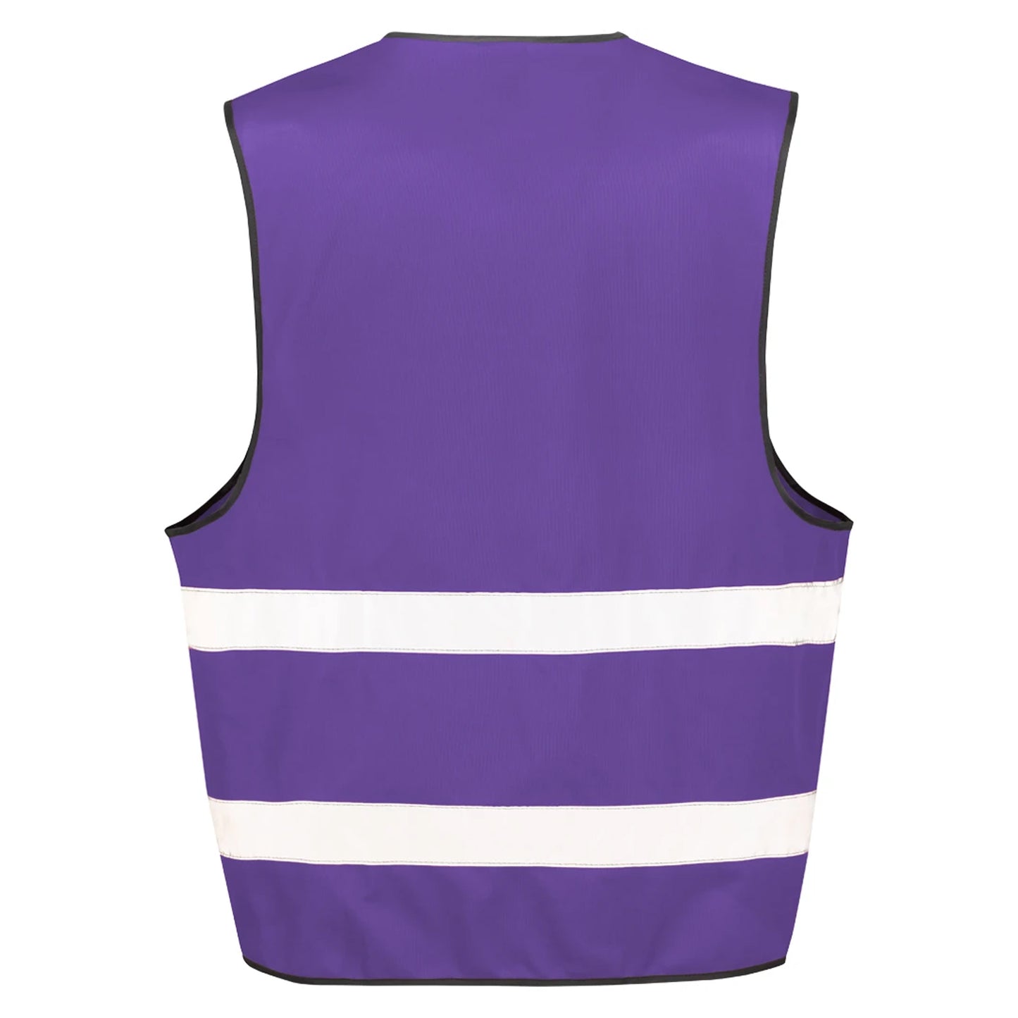 Purple - Back - Result Adults Unisex Core Enhanced Vis Vest