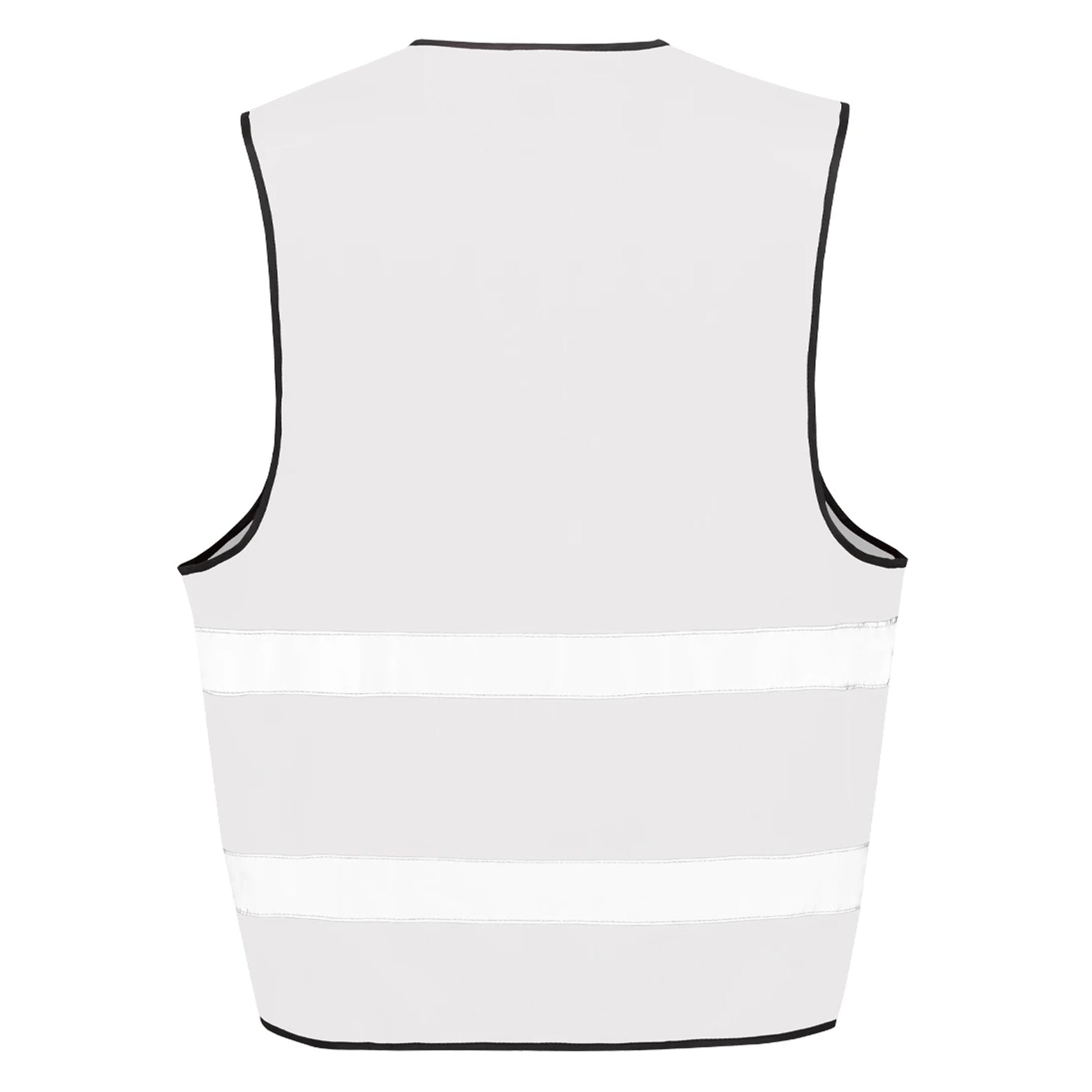 White - Back - Result Adults Unisex Core Enhanced Vis Vest