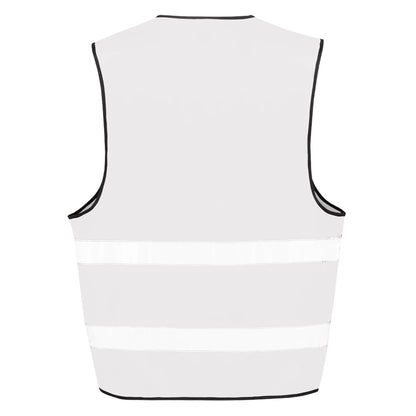 White - Back - Result Adults Unisex Core Enhanced Vis Vest