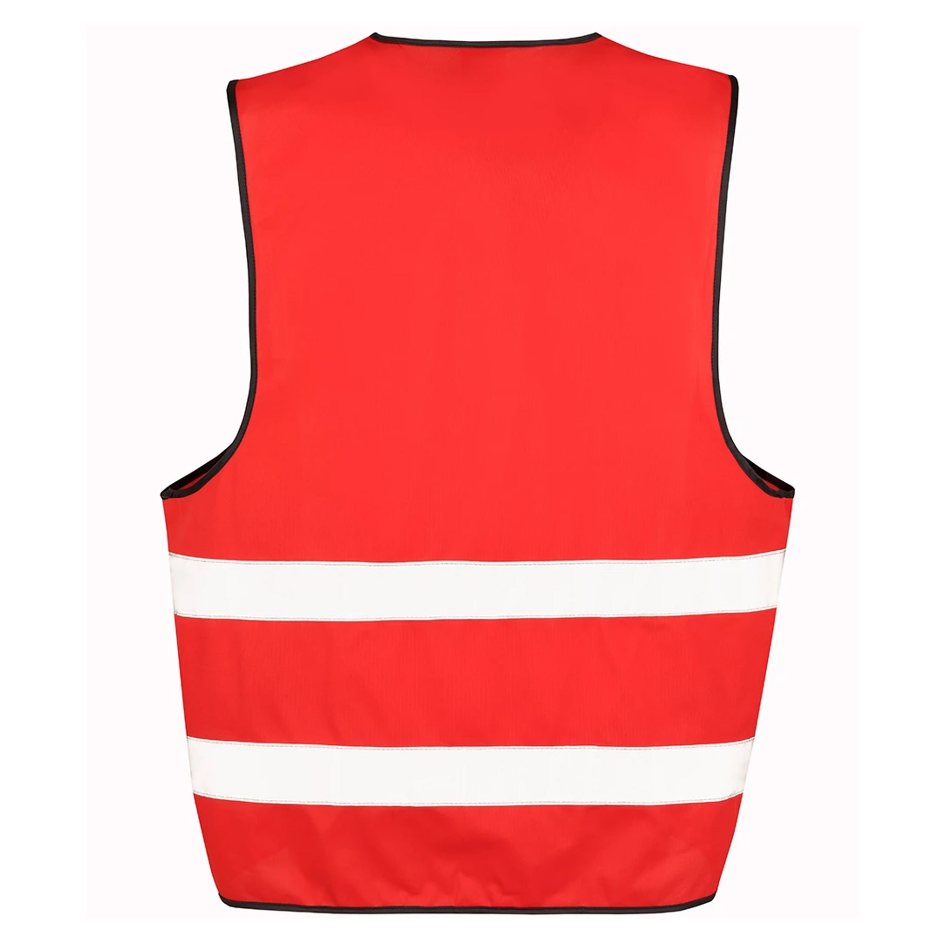 Red - Back - Result Adults Unisex Core Enhanced Vis Vest
