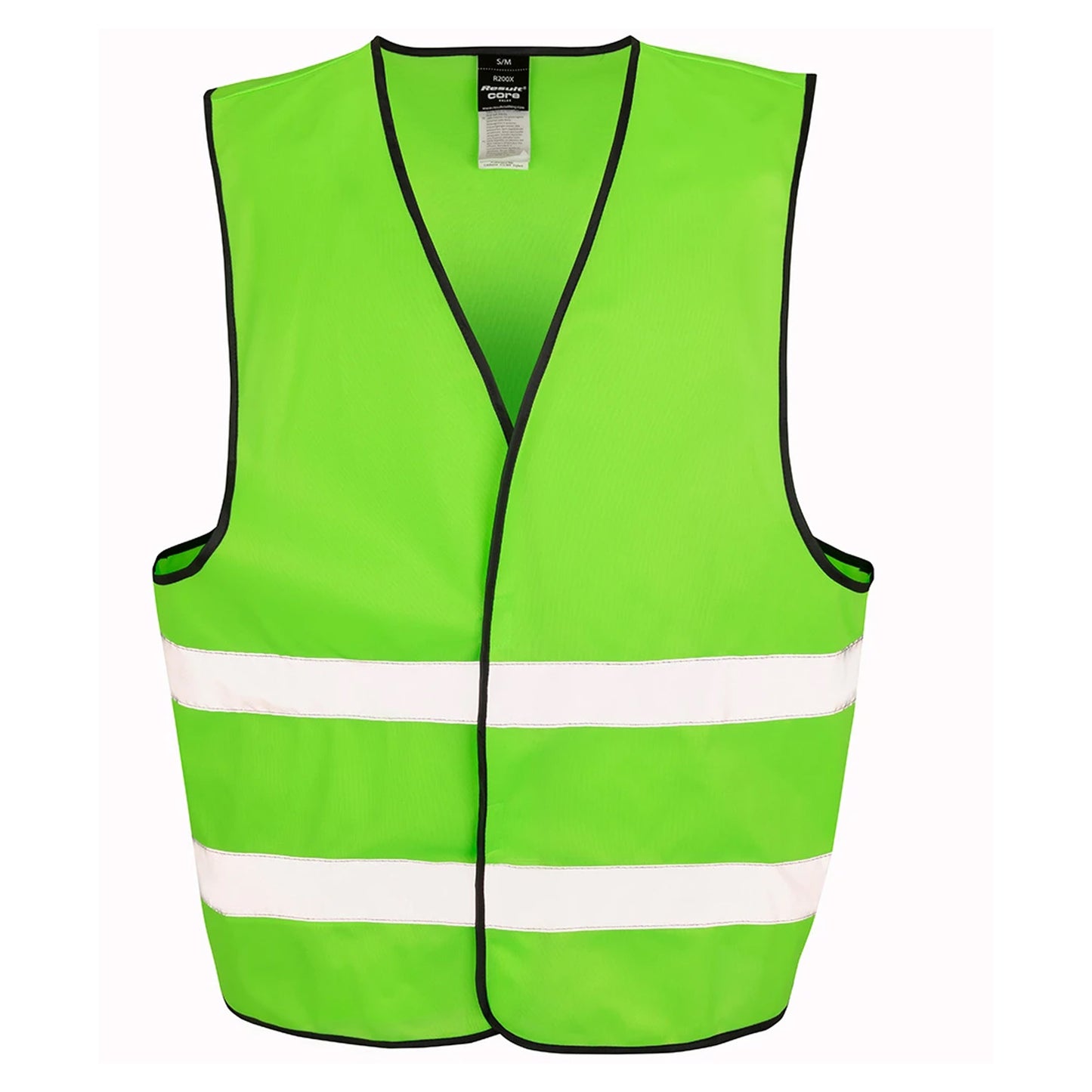 Lime Green - Front - Result Adults Unisex Core Enhanced Vis Vest