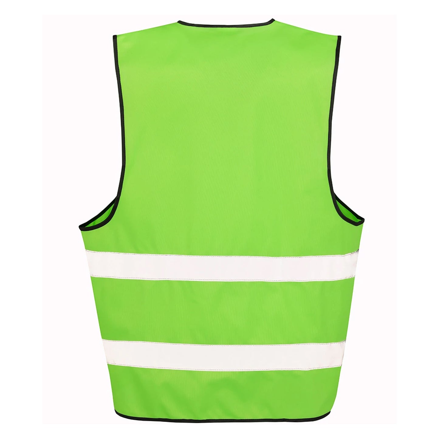 Lime Green - Back - Result Adults Unisex Core Enhanced Vis Vest
