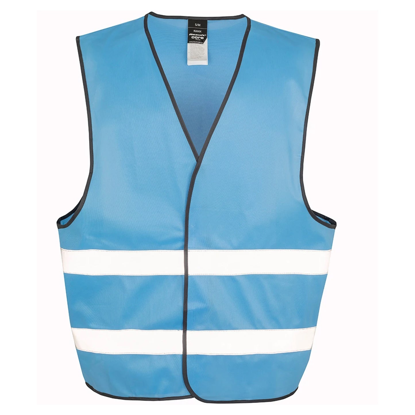 Sky Blue - Front - Result Adults Unisex Core Enhanced Vis Vest