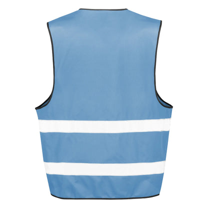 Sky Blue - Back - Result Adults Unisex Core Enhanced Vis Vest