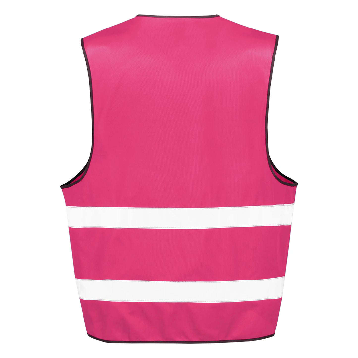 Raspberry - Back - Result Adults Unisex Core Enhanced Vis Vest